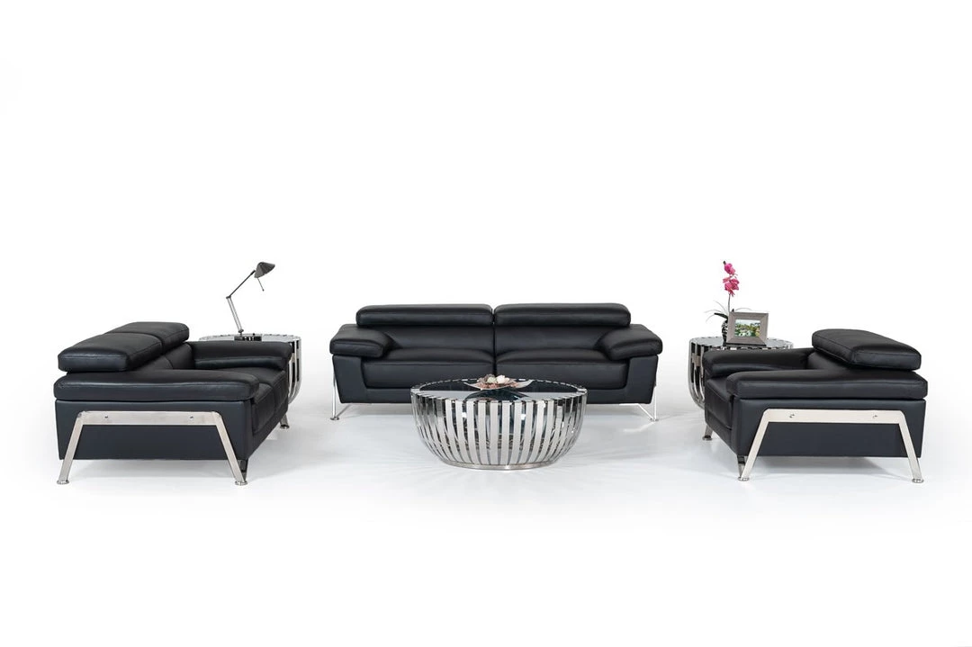 VIG Living Room Divani Casa Encore - Modern Leather Sofa Set