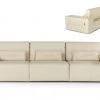 VIG Accenti Italia Enjoy - Italian Modern Cream Leather Sofa