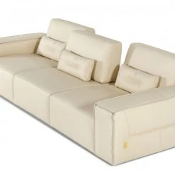 VIG Accenti Italia Enjoy - Italian Modern Cream Leather Sofa