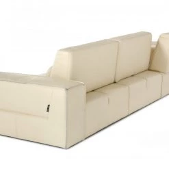 VIG Accenti Italia Enjoy - Italian Modern Cream Leather Sofa