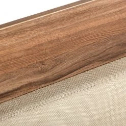 VIG Beds & Headboards Nova Domus Matteo Italian Modern Walnut & Fabric Bedroom Set