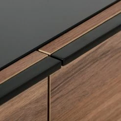 VIG Beds & Headboards Nova Domus Matteo Italian Modern Walnut & Fabric Bedroom Set