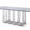 VIG Dining Room Modrest Ericson - Modern Glass & Stainless Steel Dining Table