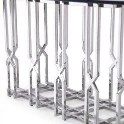 VIG Dining Room Modrest Ericson - Modern Glass & Stainless Steel Dining Table