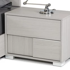 VIG Modrest Ethan Italian Modern Grey Bedroom Set By Hollywood Glam