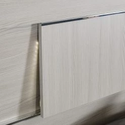 VIG Modrest Ethan Italian Modern Grey Bedroom Set By Hollywood Glam