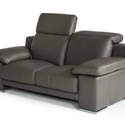 VIG Estro Salotti Evergreen Italian Modern Leather Sofa Set Living Room