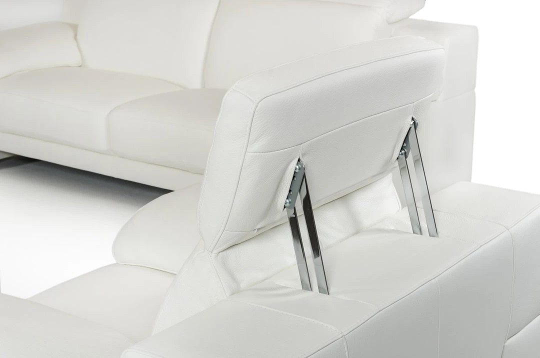 VIG Estro Salotti Evergreen Italian Modern Leather Sofa Set Living Room