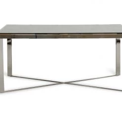 VIG Dining Room Modrest Santiago Modern Rectangular Wood Mosaic Dining Table