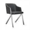 VIG Darcy - Modern Grey Leatherette Dining Chair (Set Of 2)