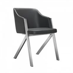 VIG Darcy - Modern Grey Leatherette Dining Chair (Set Of 2)