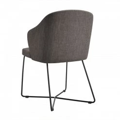 VIG Dining Room Gia - Modern Grey Fabric Dining Chair (Set Of 2)