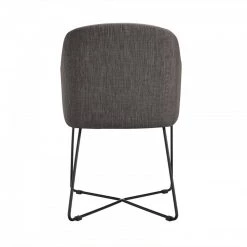 VIG Dining Room Gia - Modern Grey Fabric Dining Chair (Set Of 2)