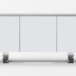 VIG Modrest Fauna - Modern White High Gloss & Stainless Steel Buffet Living Room