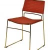 VIG Modrest Swain Modern Fabric & Gold Dining Chair (Set Of 2) Dining Room