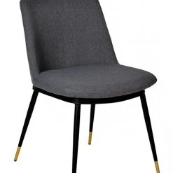 VIG Modrest Batson Modern Grey Fabric Dining Chair (Set Of 2) Dining Room