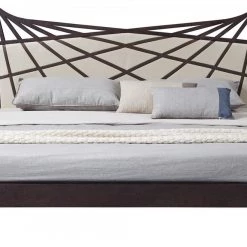 VIG Modrest Prism Modern Brown & Beige Bonded Leather Bed