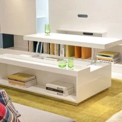 VIG Modrest Nancy - Modern White Coffee Table