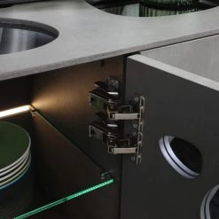 VIG Living Room Modrest Fontana - Modern Grey Buffet