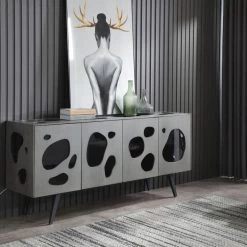 VIG Living Room Modrest Fontana - Modern Grey Buffet