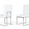 VIG Modrest Fowler - Modern White Leatherette Dining Chair Set Of 2
