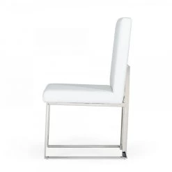 VIG Modrest Fowler - Modern White Leatherette Dining Chair Set Of 2