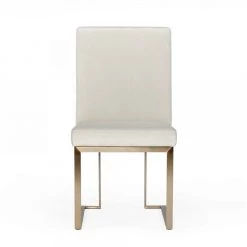 VIG Dining Room Modrest Fowler - Modern Grey Velvet Dining Chair Set Of 2