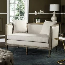 Safavieh Leandra Rustic French Country Settee Living Room
