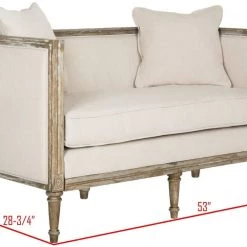 Safavieh Leandra Rustic French Country Settee Living Room