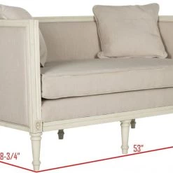 Safavieh Leandra Rustic French Country Settee Living Room