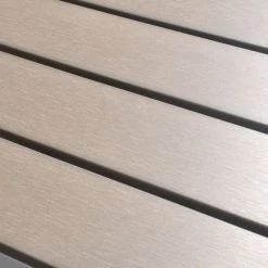 VIG Renava Gulf Outdoor White & Grey Dining Table Set