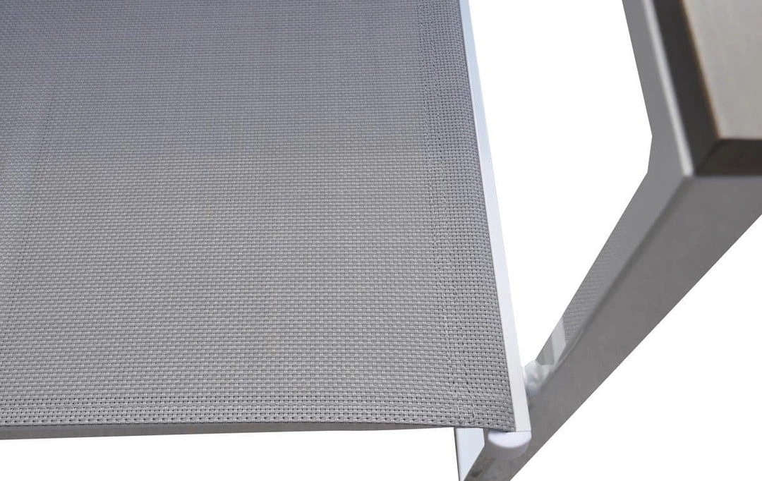 VIG Renava Gulf Outdoor White & Grey Bar Table Set