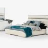 VIG Beds & Headboards Nova Domus Francois Modern White Bedroom Set