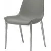 VIG Dining Room Modrest - Modern Grey Eco-Leather Dining Chair (Set Of 2)
