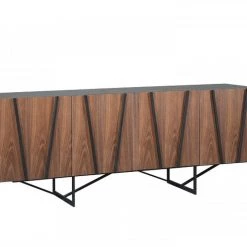 VIG Modrest Strand Modern Walnut & Grey Buffet