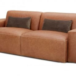 VIG Divani Casa Galena Modern Brown Sofa