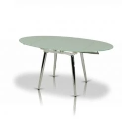 VIG Modrest Brunch Modern White Extendable Dining Table Dining Room