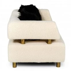 VIG Divani Casa Gannet - Glam Beige Fabric Sofa