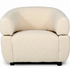 VIG Divani Casa Gannet - Glam Beige Fabric Chair Living Room