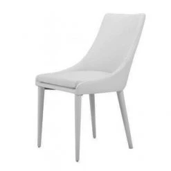 VIG Modrest Lane Modern White Leatherette Dining Chair (Set Of 2)