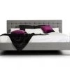 VIG Bedroom Modrest Gemma Modern Grey Leatherette Bed