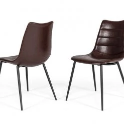 VIG Gilliam - Modern Brown Dining Chair (Set Of 2) Dining Room