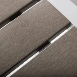 VIG Renava Gulf Outdoor White & Grey Bar Table Set