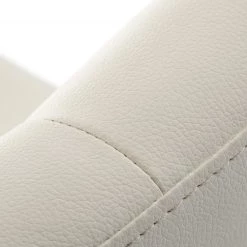 VIG Dining Room Haslet - Modern White & Rosegold Dining Chair (Set Of 2)