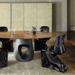 Hollywood Glam Furnitures Her Chair - Gloss Finish Dining Room