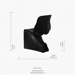 Hollywood Glam Furnitures Her Chair - Gloss Finish Dining Room