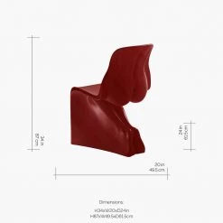 Hollywood Glam Furnitures Her Chair - Gloss Finish Dining Room