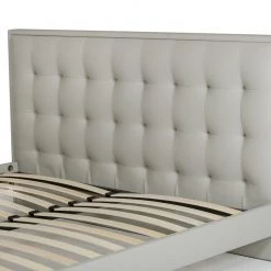 VIG Modrest Hera Modern Grey Leatherette Bed Bedroom