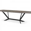 VIG Modrest Herzog - Modern Grey Ceramic Dining Table Dining Room