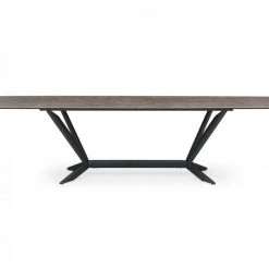 VIG Modrest Herzog - Modern Grey Ceramic Dining Table Dining Room